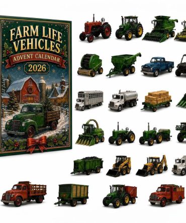 Farm Life Vehicles Advent Calendar 2026 Christmas Ornaments Xmas Gift For Farmers