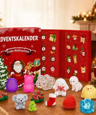 Frohe Weihnachten Advent Calendar Christmas Tree Ornaments Holiday Collectible Gift For Xmas