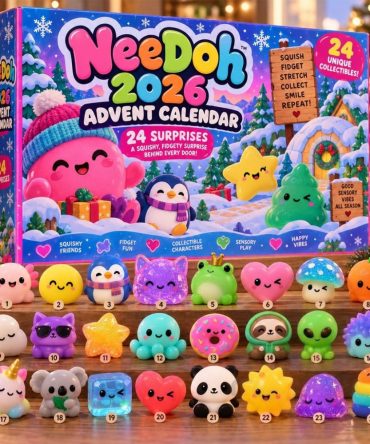Needoh Advent Calendar Christmas Ornaments 2026 Needoh Merch Cute Xmas Gifts For Kids