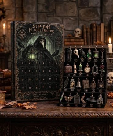 Scp-049 Gothic Plague Doctor Advent Calendar Villains Christmas Ornaments Spooky Gifts
