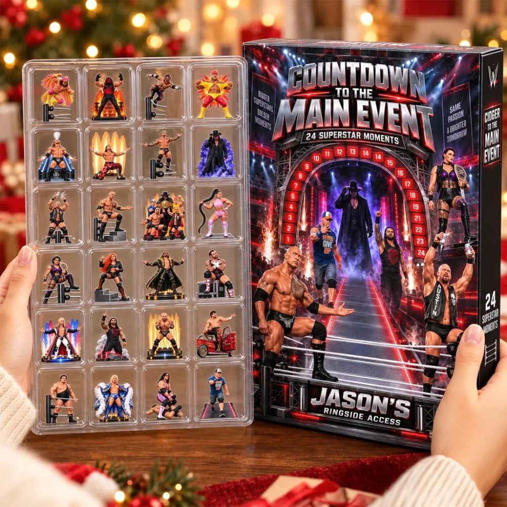 Wwe Wrestling Advent Calendar Blind Box Christmas Tree Ornaments Wwe Merch Holiday Gifts
