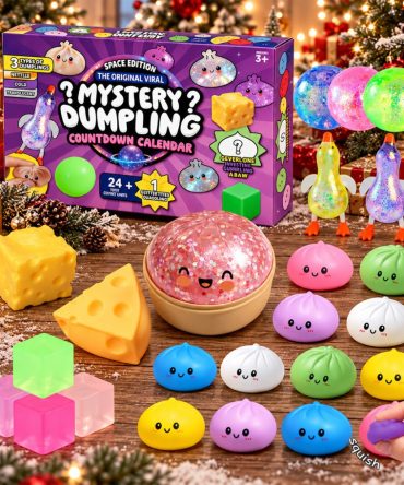 Mystery Dumpling Squishy Advent Calendar 2026 Christmas Surprise Toys Xmas Gift For Kids