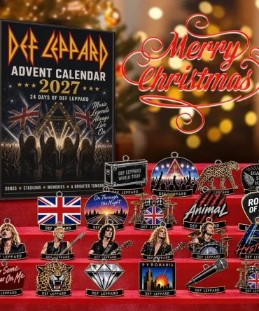 Def Leppard Advent Calendar Music Legends Christmas Ornaments Def Leppard Merch Fan Gifts