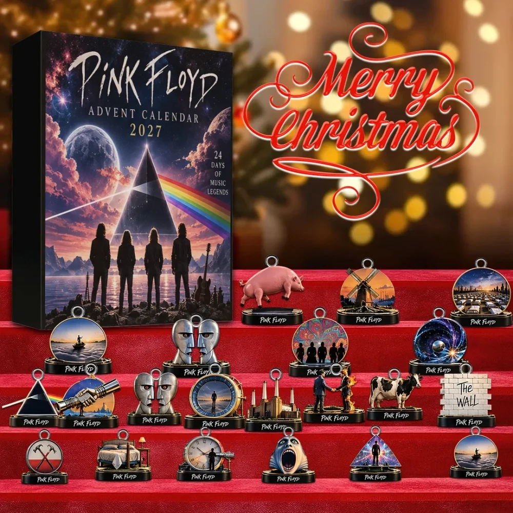Pink Floyd Advent Calendar 2027 24 Days Christmas Mystery Ornaments Music Band Merch For Fans