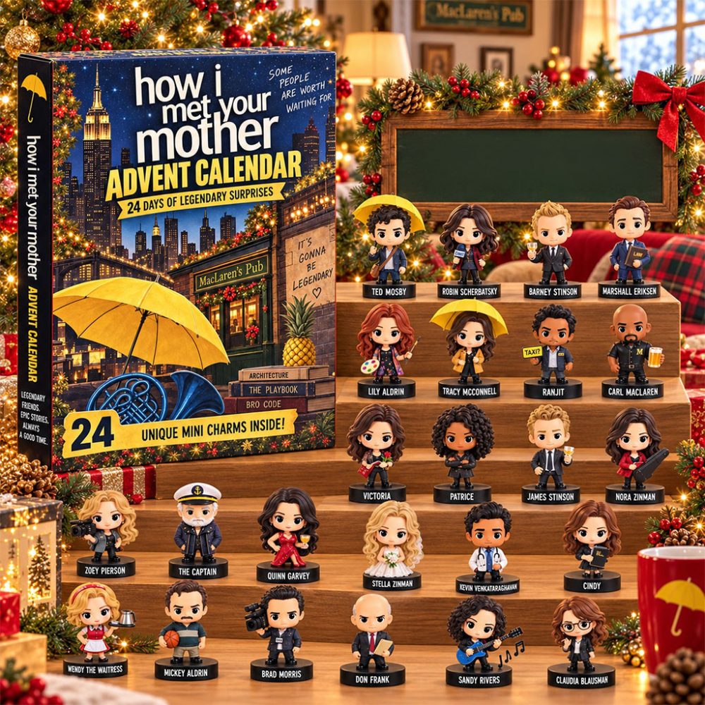 How I Met Your Mother Advent Calendar Legendary Christmas Ornaments Himym Merch Fan Gifts