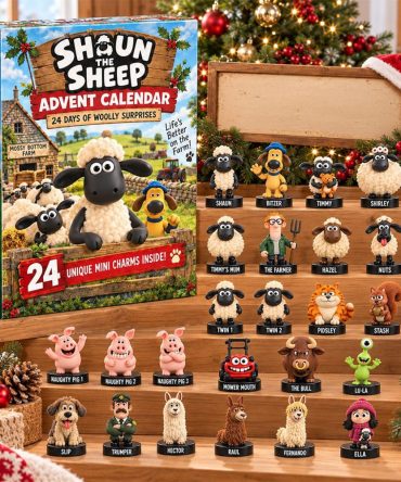 Shaun The Sheep Advent Calendar Woolly Christmas Ornaments Holiday Gift For Cartoon Lovers