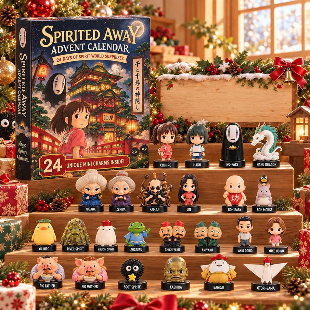 Spirited Away Advent Calendar Spirit World Christmas Ornaments Spirited Away Merch Anime Gifts
