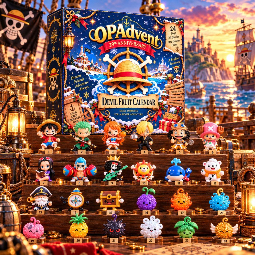 One Piece 29Th Anniversary Devil Fruit Advent Calendar Christmas Ornament Anime Fan Gifts