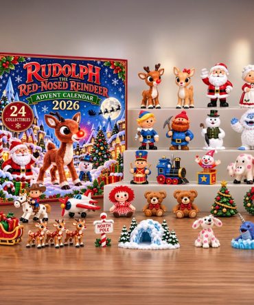 Rudolph The Red-Nosed Reindeer Advent Calendar 2026 Christmas Tree Ornaments Cartoon Lover Gift