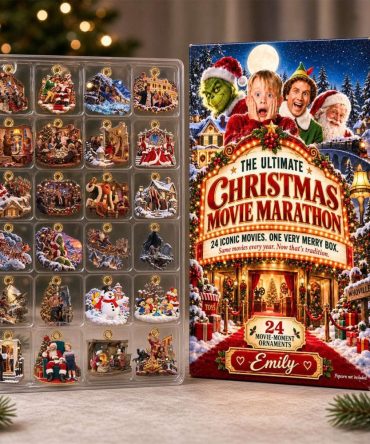 Custom The Ultimate Christmas Movie Marathon Advent Calendar Christmas Ornament Holiday Gifts