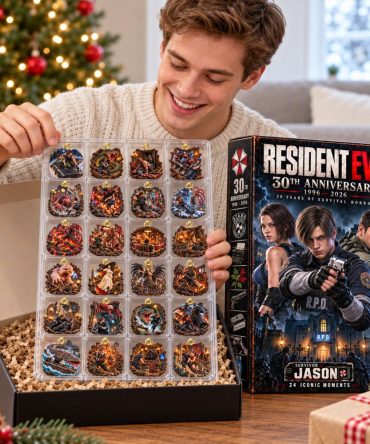 Personalized Resident Evil 30Th Anniversary Advent Calendar Xmas Ornaments Horror Game Gifts