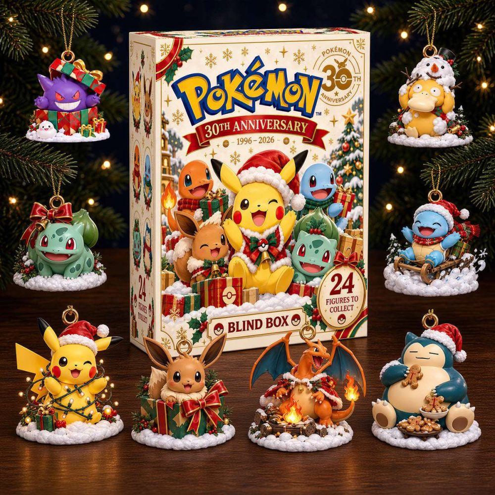 Pokemon 30Th Anniversary Advent Calendar Lovely Mischief Christmas Ornaments Pokemon Fan Gifts