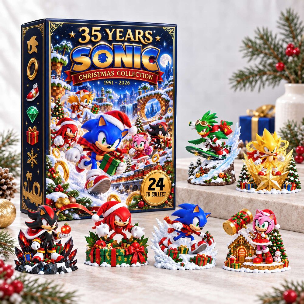 Sonic 35Th Anniversary Advent Calendar Christmas Ornament Blind Box Gift For Sonic Lovers