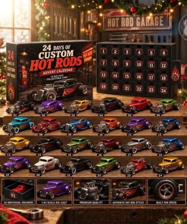 24 Days Of Custom Hot Rods Advent Calendar Christmas Ornaments Holiday Gifts For Brothers