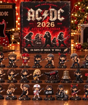 Ac Dc 53Rd Anniversary Advent Calendar 24 Days Of Rock N Roll Christmas Ornament Ac Dc Merch