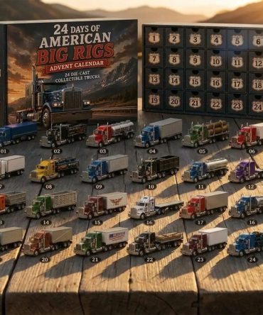 American Big Rigs Advent Calendar 2026 Die Cast Trucks Christmas Ornaments Gifts For Dad