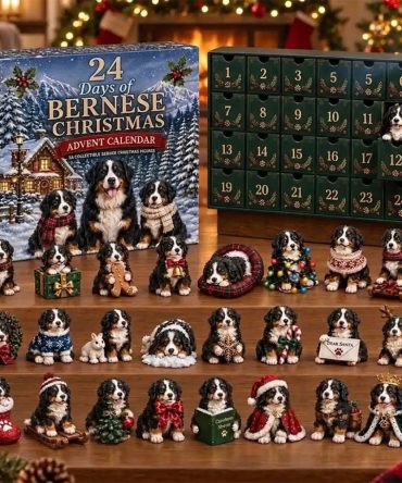 Bernese Mountain Dog Christmas Advent Calendar 2026 Xmas Tree Ornaments Bernese Lover Gifts