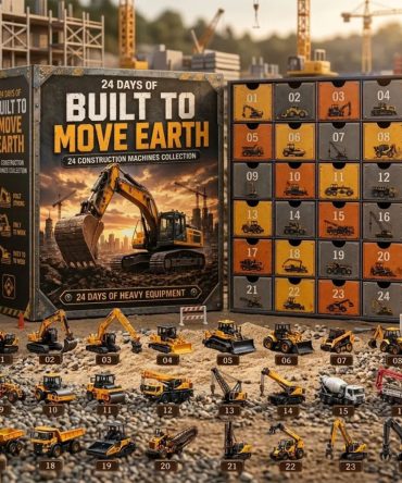 Built To Move Earth Construction Advent Calendar Heavy Equipment Christmas Ornaments Xmas Gifts