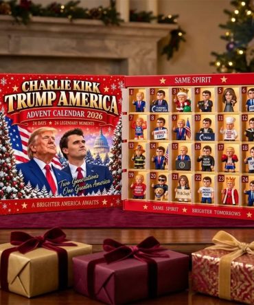 Charlie Kirk Trump America Advent Calendar 2026 Patriotic Christmas Ornaments Maga Merch Gifts