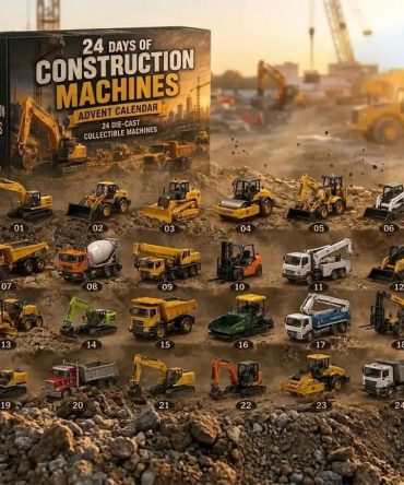 Construction Machines Advent Calendar 2026 24 Die Cast Ornaments Christmas Gifts For Son