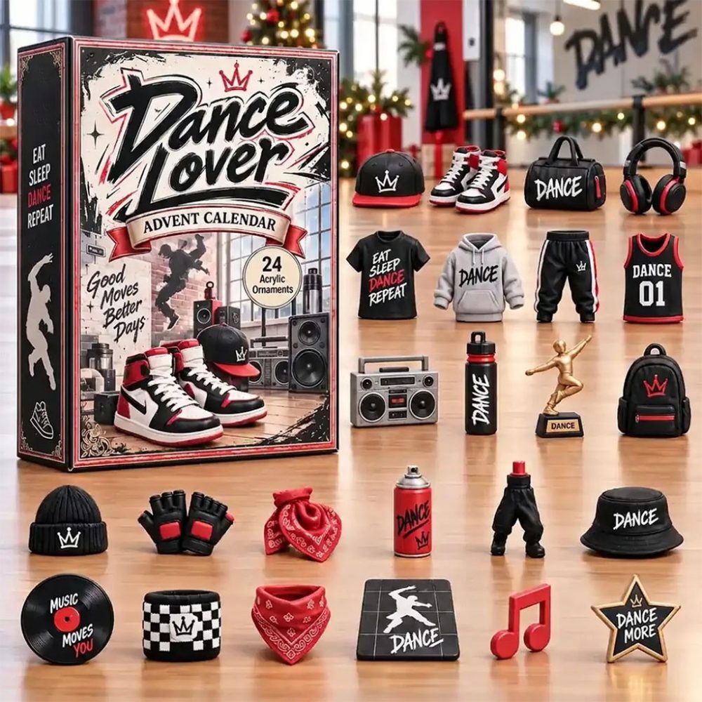 Dance Lover Advent Calendar Good Moves Better Days Christmas Ornaments Best Gift For Dancing