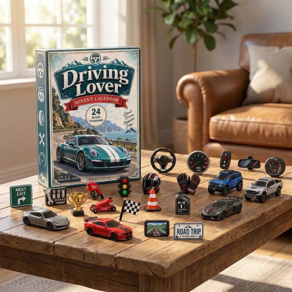 Driving Lover Advent Calendar Christmas Tree Ornaments Best Gift For Car Enthusiast