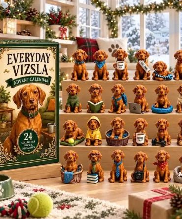 Everyday Vizsla Dog Advent Calendar 2026 Christmas Tree Ornaments Gift For Vizsla Dog Lovers