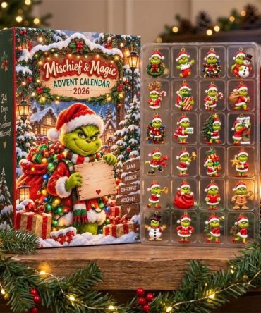 Grinch Mischief And Magic Advent Calendar 2026 Christmas Ornaments Gift For Grinch Lovers