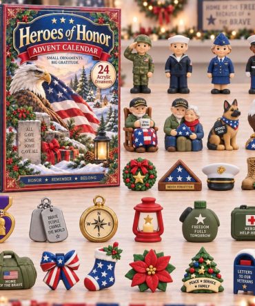 Heroes Of Honor Advent Calendar Patriotic Christmas Tree Ornaments Best Gift For Veteran
