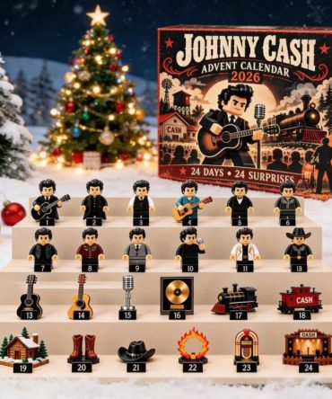 Johnny Cash Advent Calendar 2026 Christmas Ornaments Country Music Fan Holiday Gifts