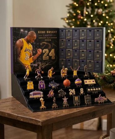Kobe Bryant Lakers 2026 Advent Calendar Christmas Ornaments Kobe Bryant Merch Basketball Gifts