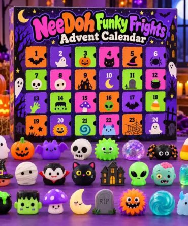 Needoh Funky Frights Advent Calendar 2026 Spooky Ornaments Needoh Merch Halloween Gifts Ideas
