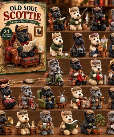 Old Soul Scottie Advent Calendar 24 Days Of Cozy Traditions Christmas Ornaments Dog Lovers Gift