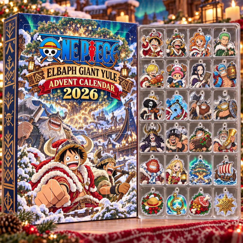 One Piece Elbaph Giant Yule Advent Calendar 2026 Christmas Tree Ornaments Gifts For Anime Fans