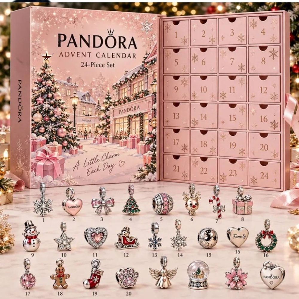Pandora Jewelry Advent Calendar 2026 Christmas Tree Ornament Xmas Gift For Wife