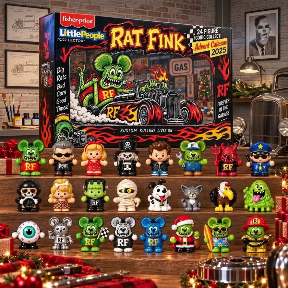 Rat Fink 2026 Advent Calendar Kustom Kulture Lives On Christmas Tree Ornaments Off Road Gifts