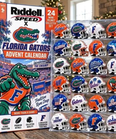 Riddell Florida Gators Speed Mini Helmet Advent Calendar Christmas Ornaments Football Fan Gifts