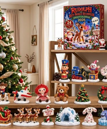 Rudolph The Red Nosed Reindeer Advent Calendar Christmas Tree Ornaments Cute Xmas Gifts