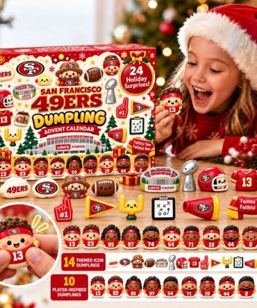 San Francisco 49Ers Advent Calendar Faithful Christmas Ornaments Sf 49Ers Merch Football Gifts