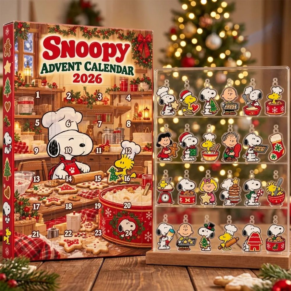 Snoopy Advent Calendar 2026 Christmas Ornaments Blind Box Snoopy Merch Cute Xmas Gifts