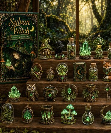 Sylvan Witch Forest Magic Advent Calendar Holiday Ornament Best Gift For Halloween