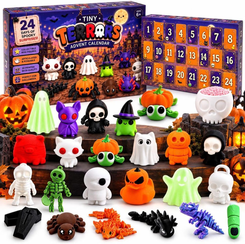 Terrors Advent Calendar 2026 Spooky Ornaments Mystery Blind Box Best Gifts For Halloween