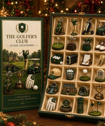 The Golfer'S Club Advent Calendar 24 Days Of Golf Christmas Ornaments Gift For Golf Lovers