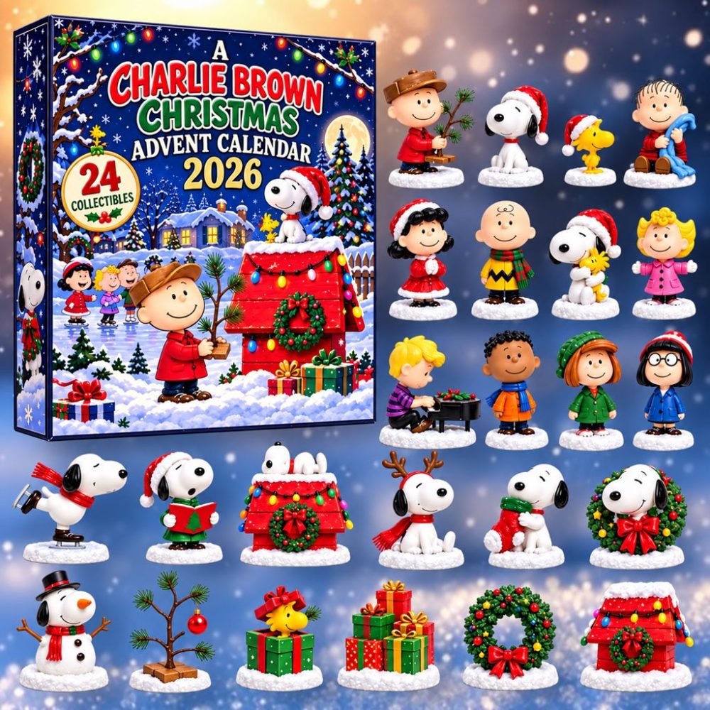 A Charlie Brown Christmas Advent Calendar 2026 24 Days Christmas Tree Decoration Snoopy Merch