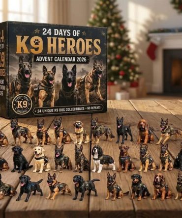 K9 Heroes Advent Calendar 2026 Christmas Countdown Police Dog Xmas Tree Ornaments Gifts