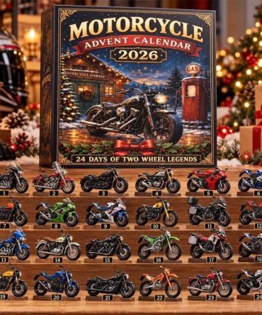 Motorcycle Legends 2026 Advent Calendar 2026 Christmas Countdown Classic Motorbike Xmas Ornaments