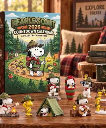 Peanuts Snoopy Beagle Scout 2026 Advent Calendar Christmas Countdown Cute Cartoon Ornaments