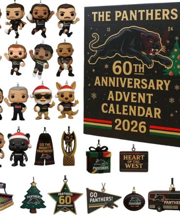 Penrith Panthers 60Th Anniversary Advent Calendar Christmas Countdown Ornaments Panthers Merch