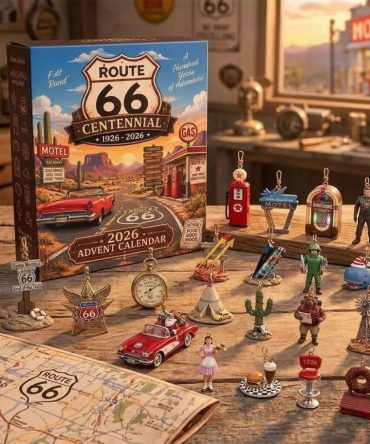 Route 66 100Th Anniversary 2026 Advent Calendar 24 Days Christmas Tree Ornaments Gifts For Fans