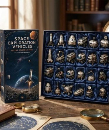 Space Exploration Vehicles 2026 Advent Calendar Holiday Hanging Ornaments Space Lovers Gifts